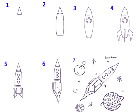Рисование ракета. Поэтапное рисование ракеты. Поэтапное рисование ракеты космической. Ракета карандашом. Ракета рисунок поэтапно