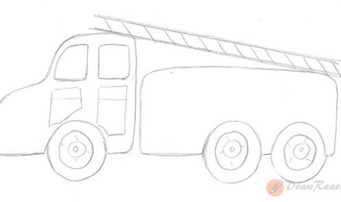 Пожарная машина поэтапно. Пожарная машина рисунок. Поэтапное рисование пожарной машины. Рисование пожарная машина в старшей группе. Пожарная машина поэтапное рисование для детей.