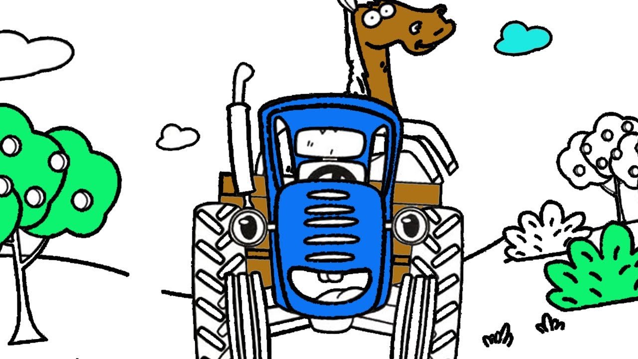 Раскрашивай синий трактор. Синий трактор. Раскраска «синий трактор». Синий трактор для срисовки. Синий трактор раскраска для малышей.