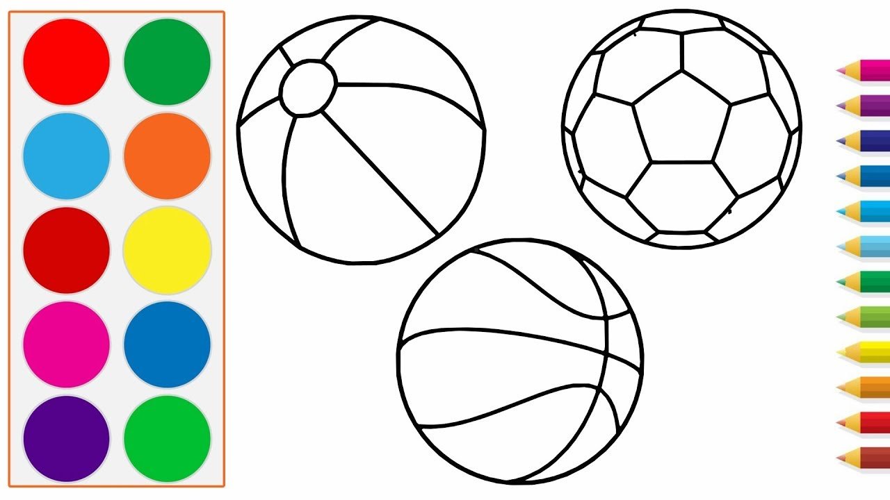 Игры шарик рисовать. Мяч раскраска. Мяч раскраска для детей. Мячик раскраска для детей. Мячик рисунок для детей.