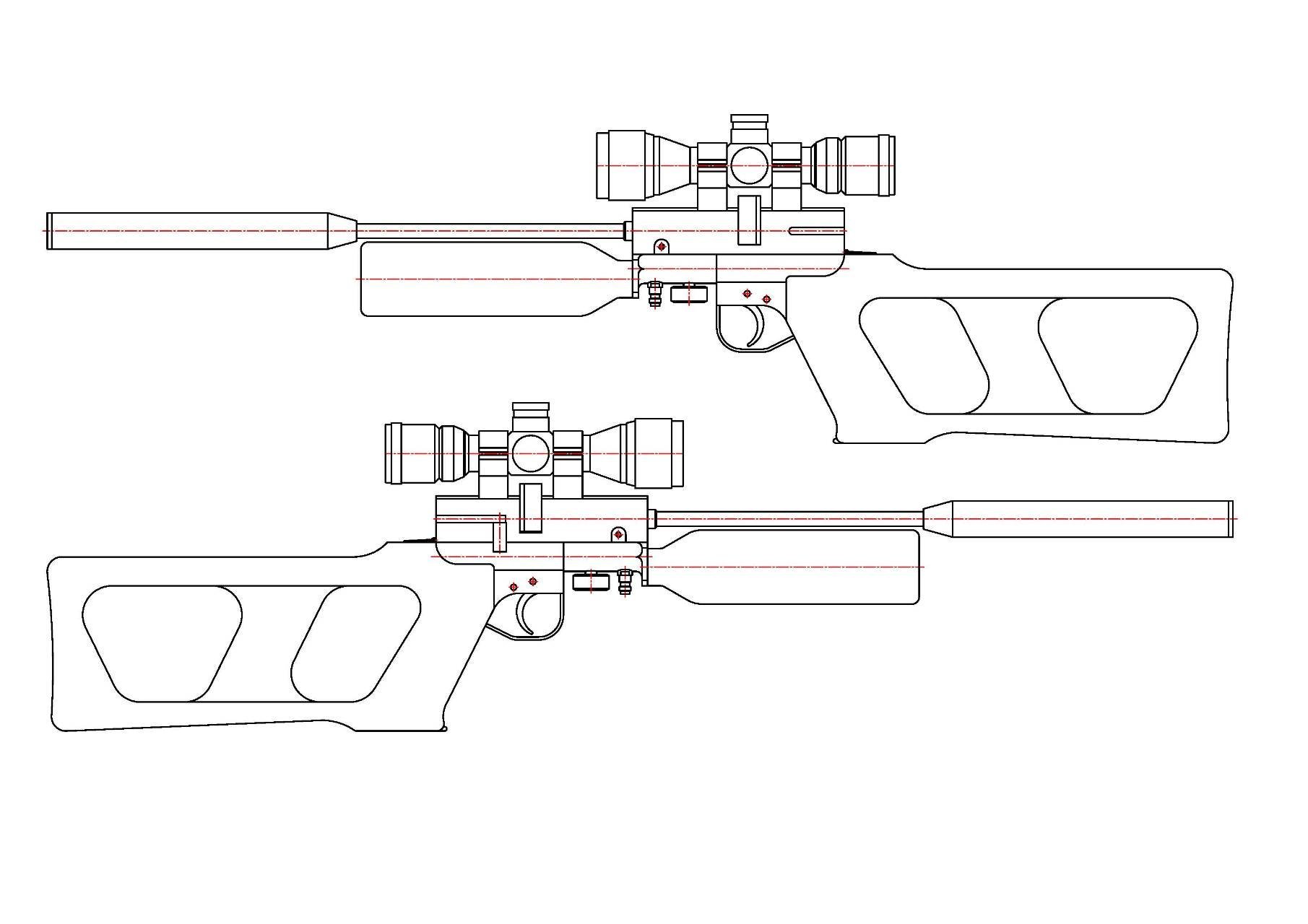 снайперская винтовка awp чертеж фото 9