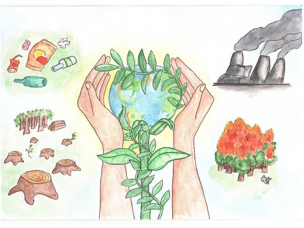 Оберегать лес. Рисунок на тему экология. Экология рисунок для детей. Экологический рисунок карандашом.
