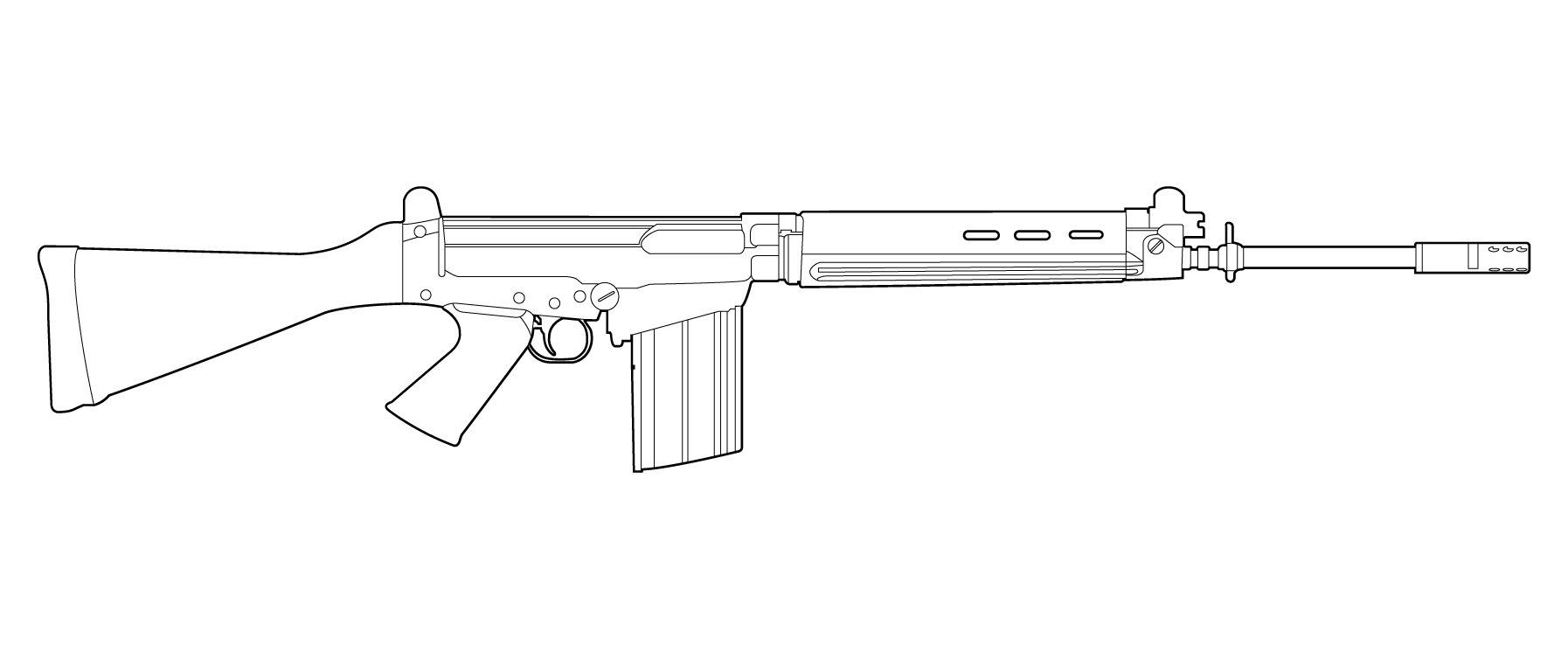 М416 автомат чертеж. FN fal чертеж. Автомат м16 чертеж. М40 винтовка чертеж.