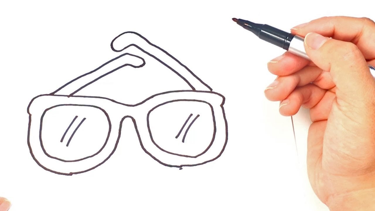 Рисунок очков карандашом. Поэтапное рисование очков. Очки для рисования простые. Очки срисовать легко. Очки пошагово.